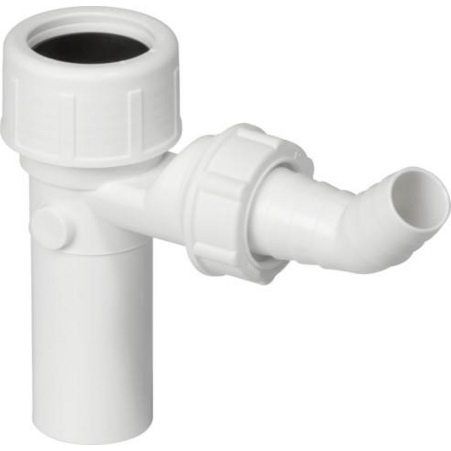 T-Stuk 32x32 kunststof/wit