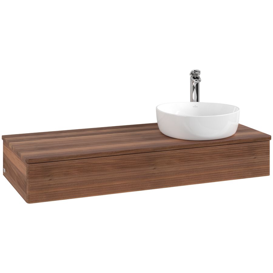 Wastafelonderkast Antao 1200x190x500mm Warm Walnut L12152HM