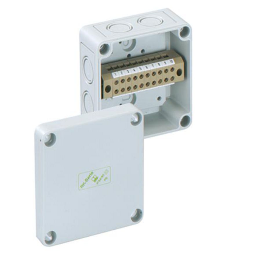 Rijenklemmenbehuizing IP54/IP66 aderdoorsn. 60740401