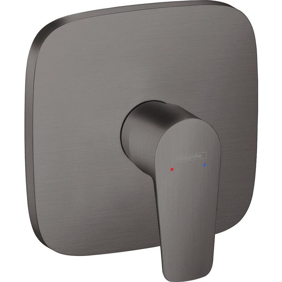 Afbouwdeel Talis E 1-hendel inbouwdouchemengkraan Brushed Black Chrome