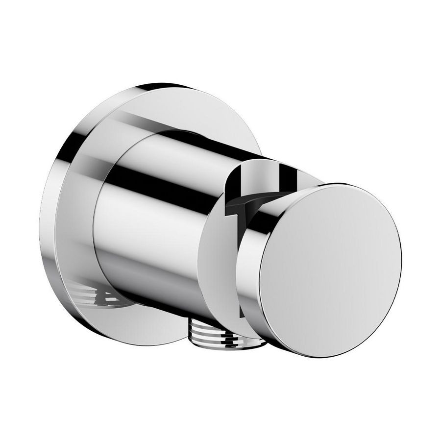 Douche-aansluitstuk AXOR One Porter wandhouder rond chroom
