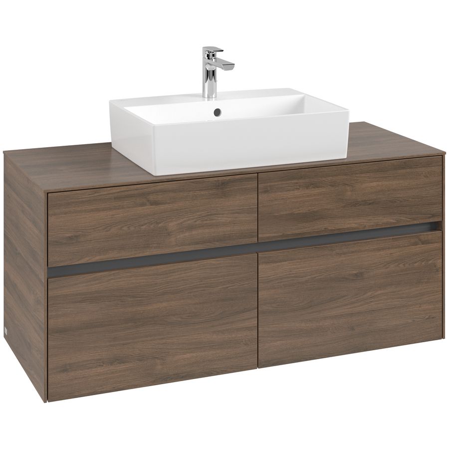 Wastafelonderkast Collaro 1200x548x500mm Ariz.Oak C12800VH