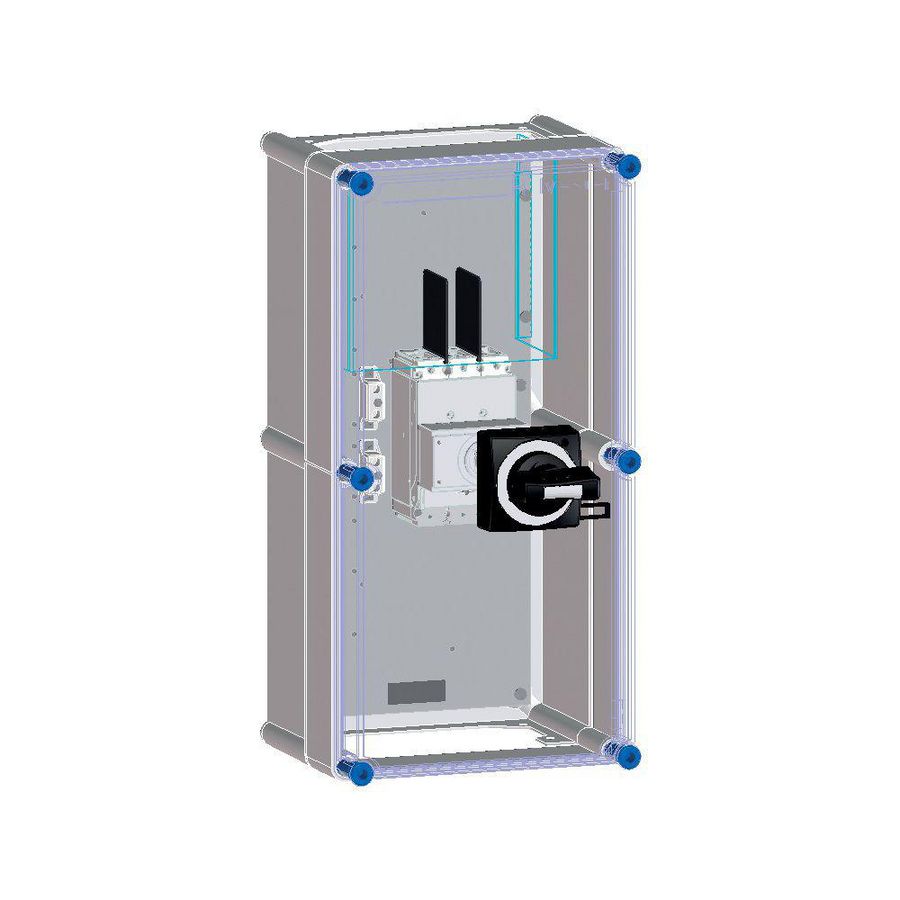 Schakelkast met NZM1 80-100A 3p