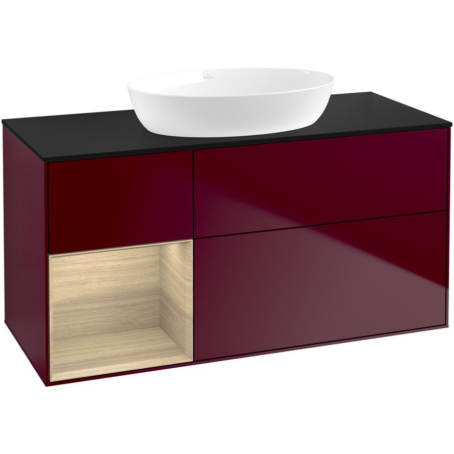 Wastafelonderkast Finion 1200x603x501mm Peony Matt Lacquer GA62PCHB