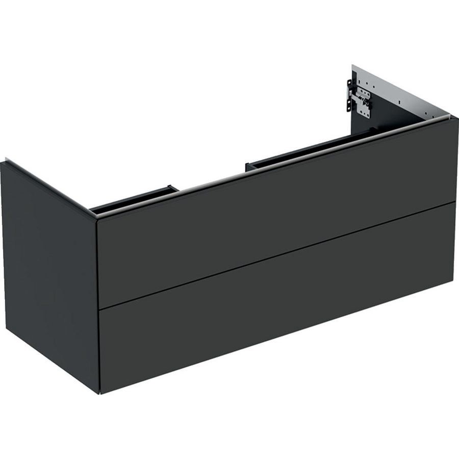 Wastafelonderkast 2x la 120cm lava mat ONE