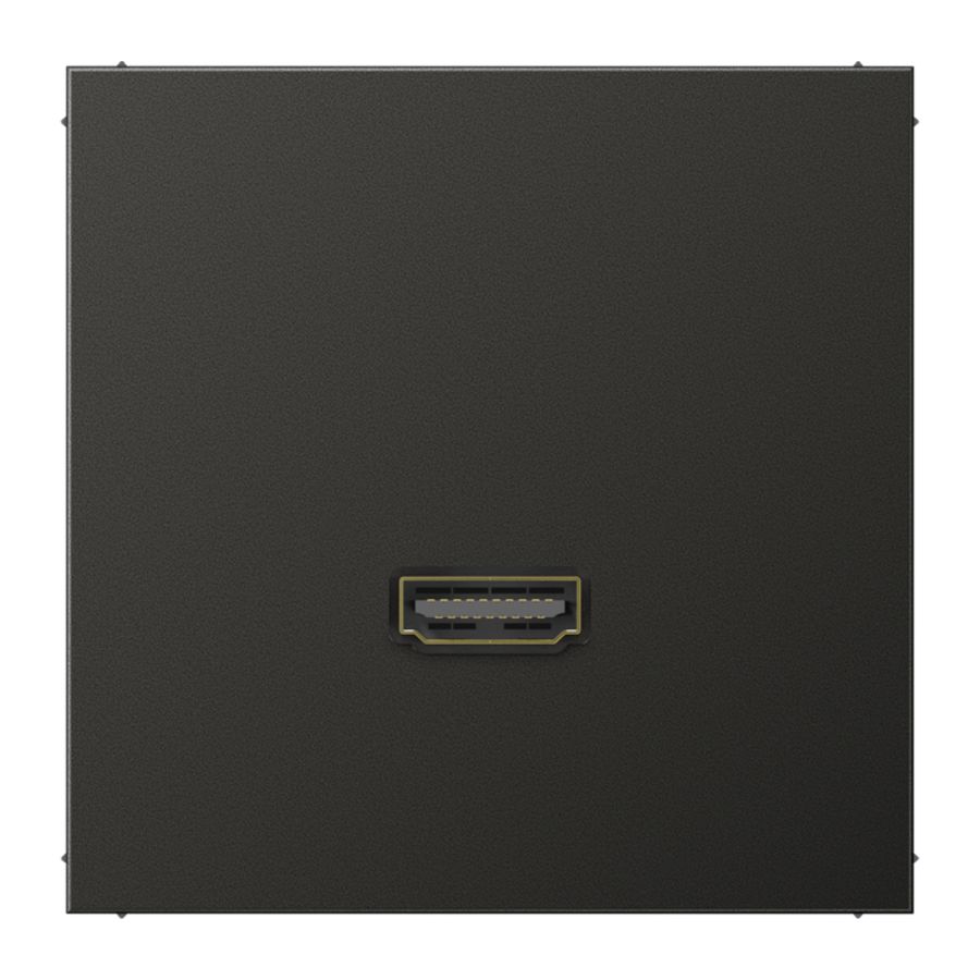 Afdekking antraciet voor 1xHDMI LS