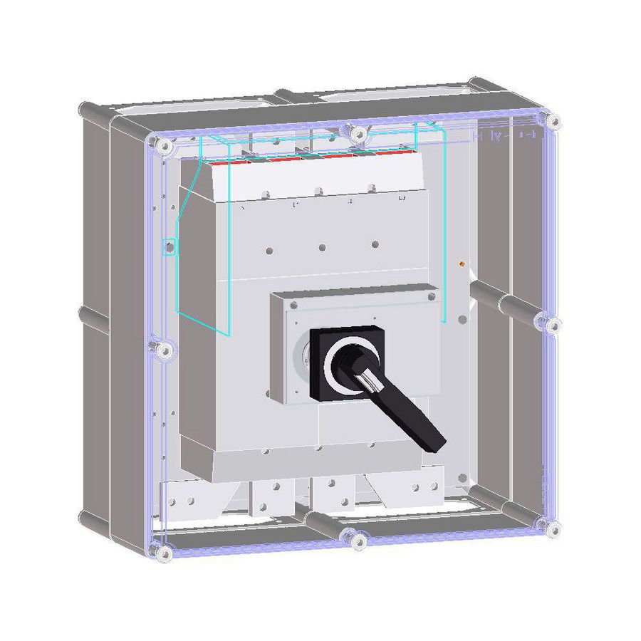 Schakelkast met NZM4 500-1000A 4p