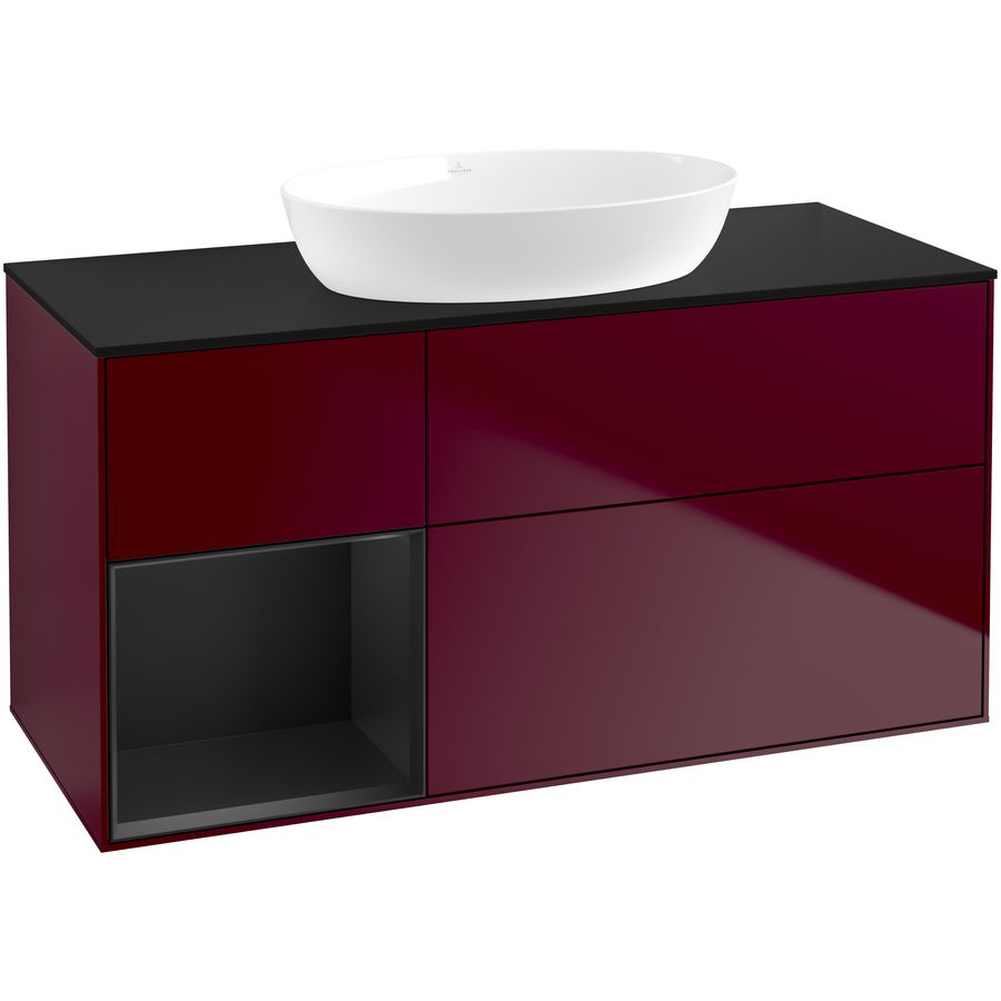 Wastafelonderkast Finion 1200x603x501mm Peony Matt Lacquer GA62PDHB