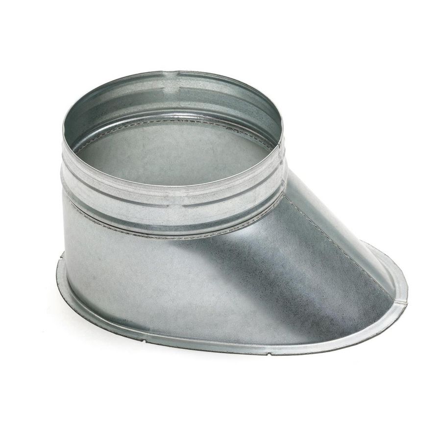 Flensbus FLBF stromend vlakke aansl v. buis 100mm zonder rubberafdichting