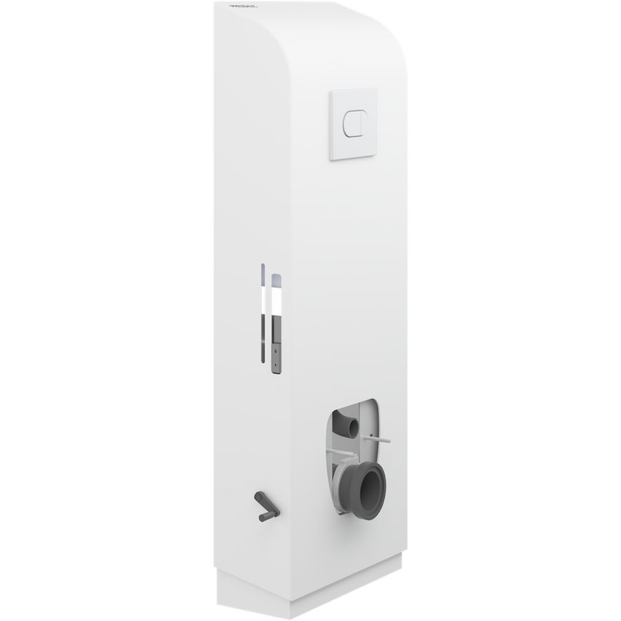 Toiletsysteem wand handm+zwengel SELECT TL3 wit
