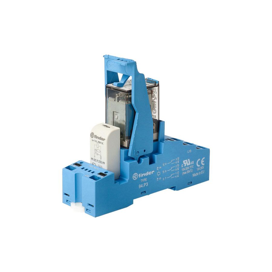 Interfacerelais 3 wisselcontacten 10A 110V DC