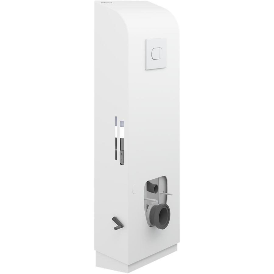 Toilet wand voor douche-wc handm+zwendel SELECT TL4 wit