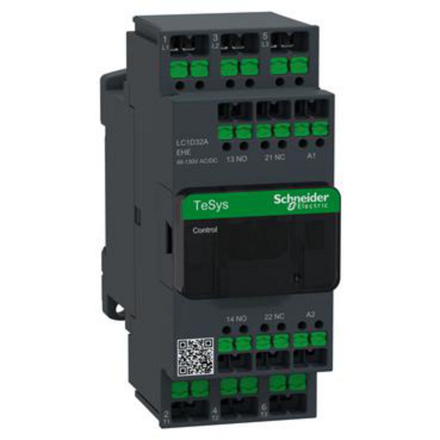 Contactor TeSys Deca 32A 440V 3P AC3 48-130V AC/DC snap-in