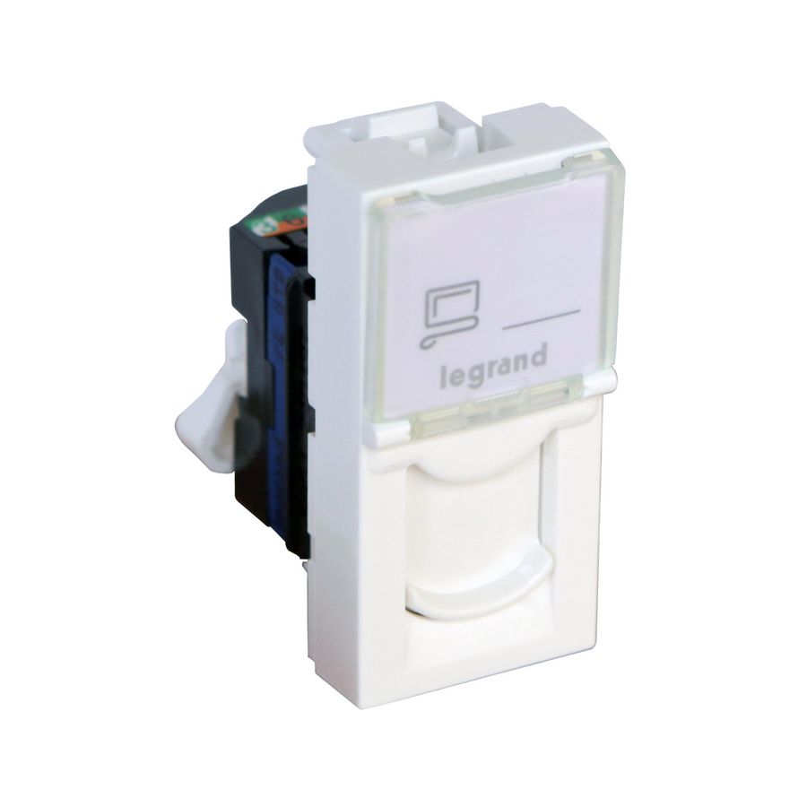 Dataconnector RJ45 Cat. 6 UTP 2 modulen antibacterieel