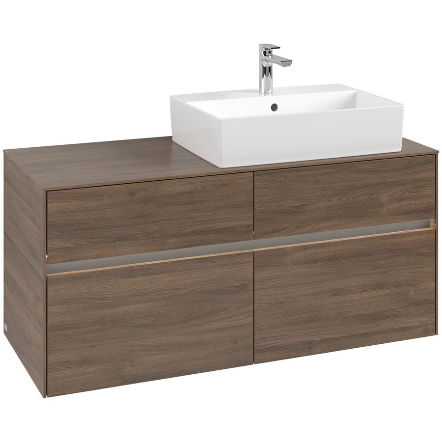 Wastafelonderkast Collaro 1200x548x500mm Ariz.Oak C130B0VH