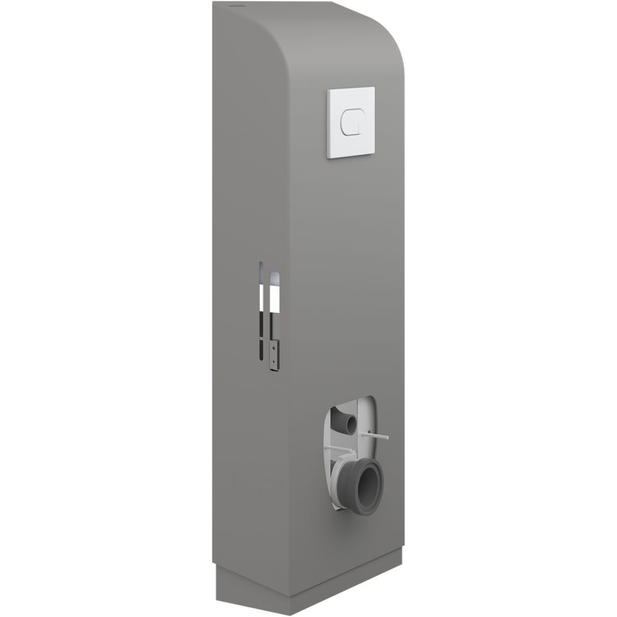Toiletsteun vloerpl. douche-wc handm+zwend. SELECT TL4 antraciet