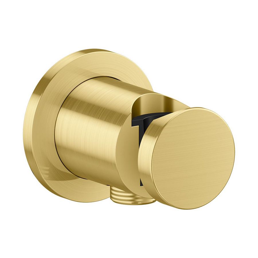 Wandhouder rond AXOR One Porter Brushed Brass