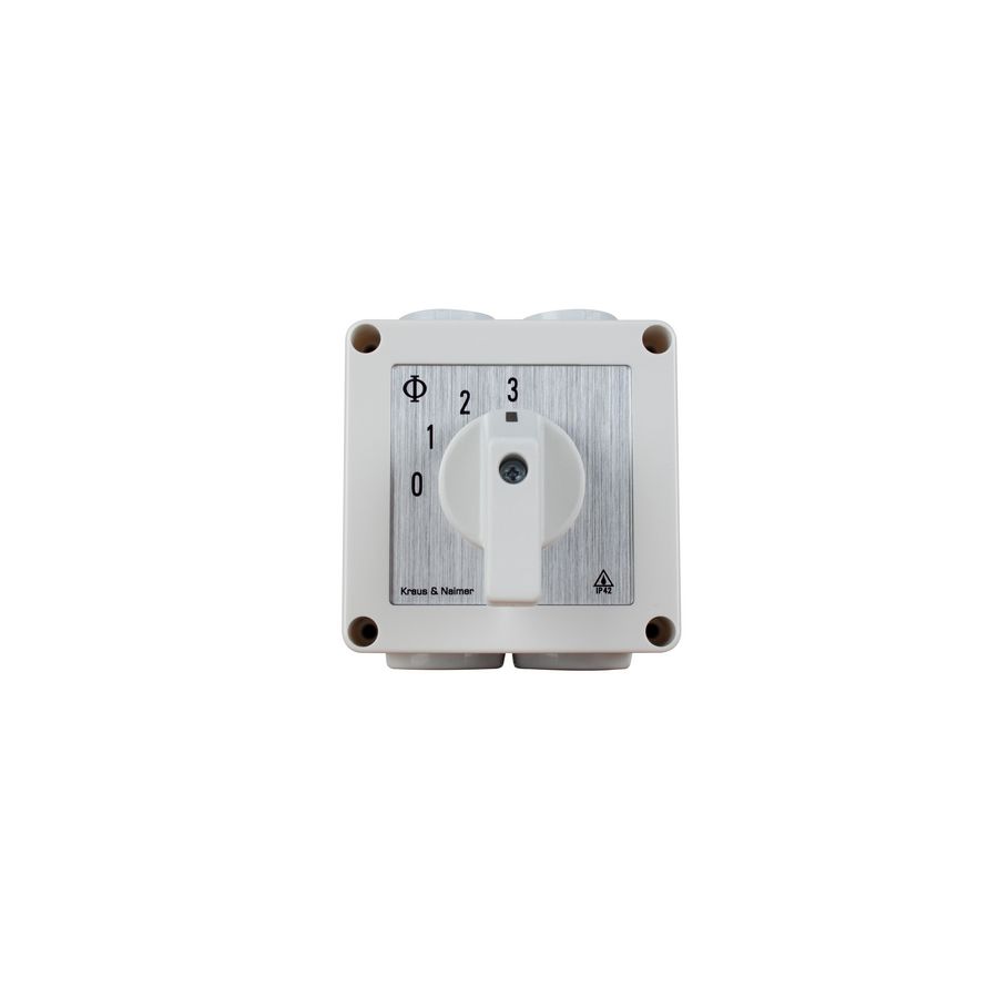 Groepenschakelaar voor EEZ/EIH 3-groepen 0-1 / 1-2 / 1-2-3