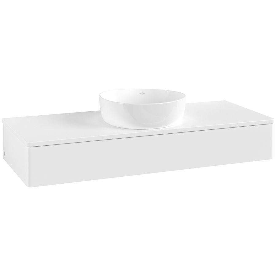Wastafelonderkast Antao 1200x190x500mm White Matt Lacquer K10010MT
