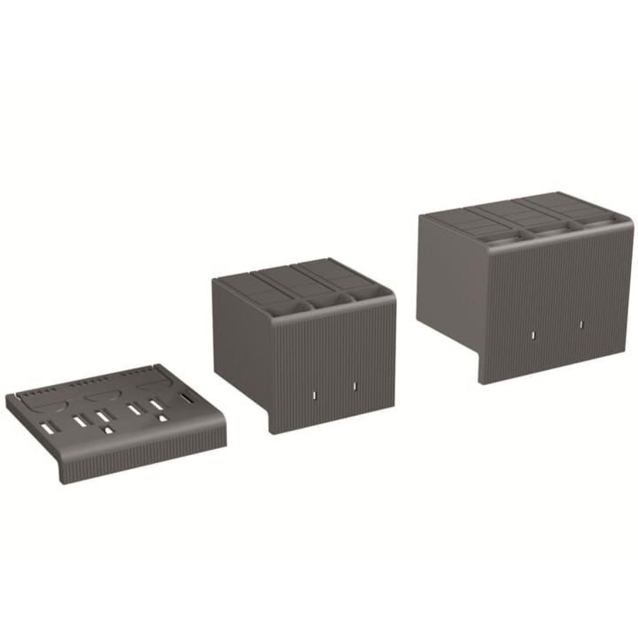 Afdekkappen voor Tmax XT1 hoge uitvoering 3P set van 2 stuks