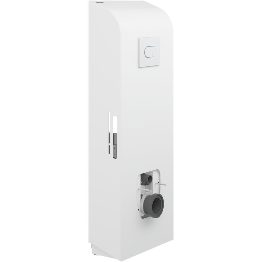 Toiletsteun wand plaat douche-wc handm+zwend. SELECT TL4 wit
