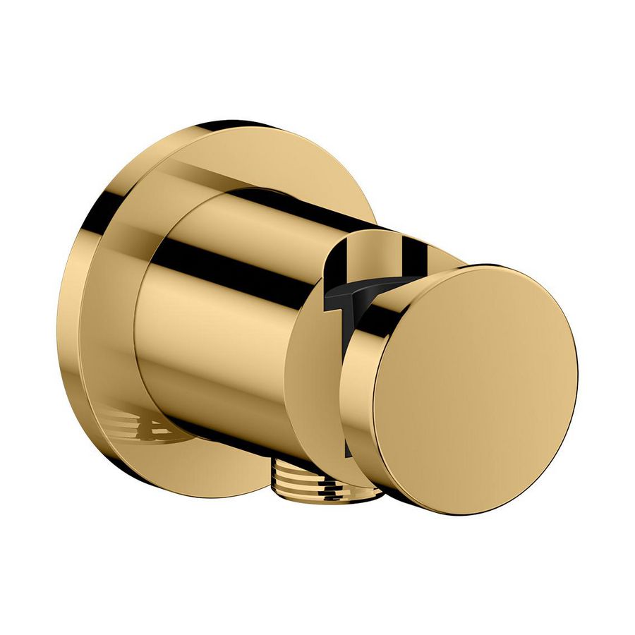 Wandhouder rond AXOR One Porter Polished Gold-Optic