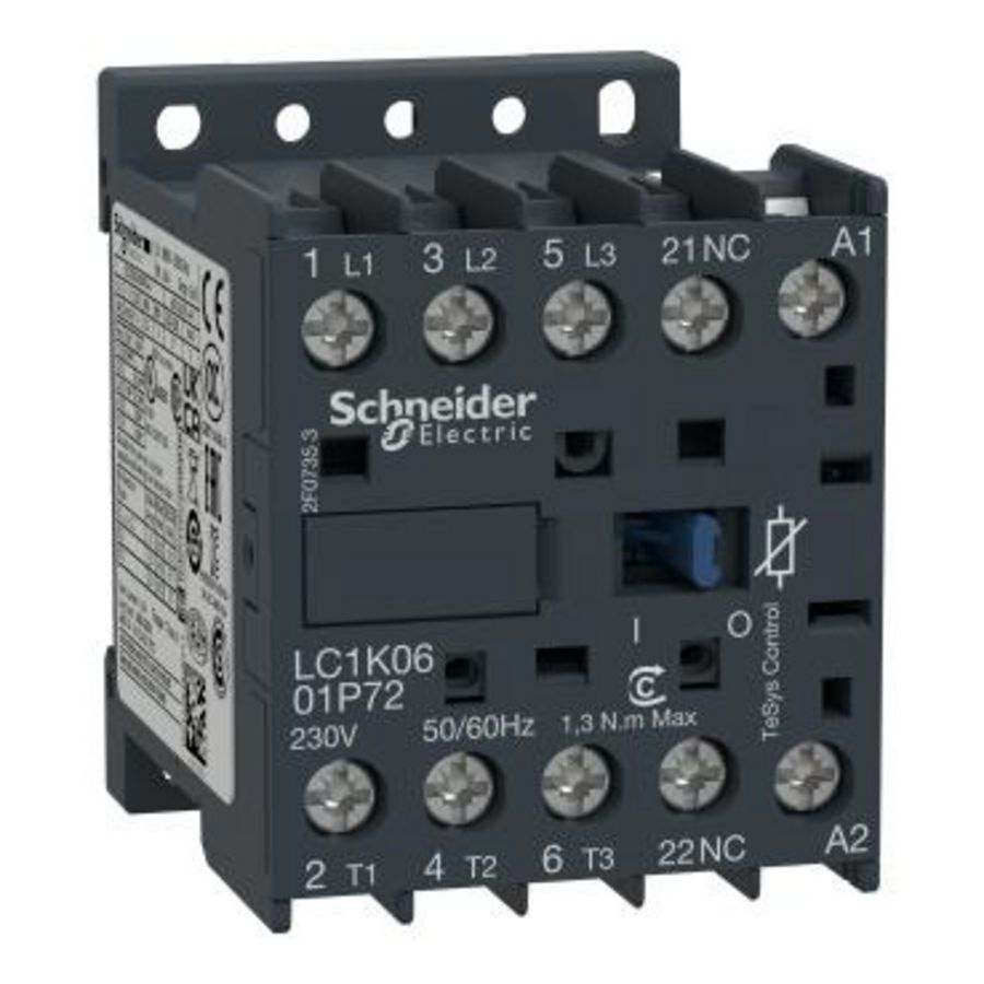 Contactor 3M HC 1V AC-3<=440V 6A Stuurspanning 230V K