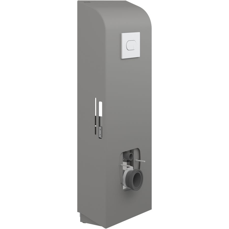 Toiletsteun wandpl. douche-wc handm+zwend. SELECT TL4 antraciet