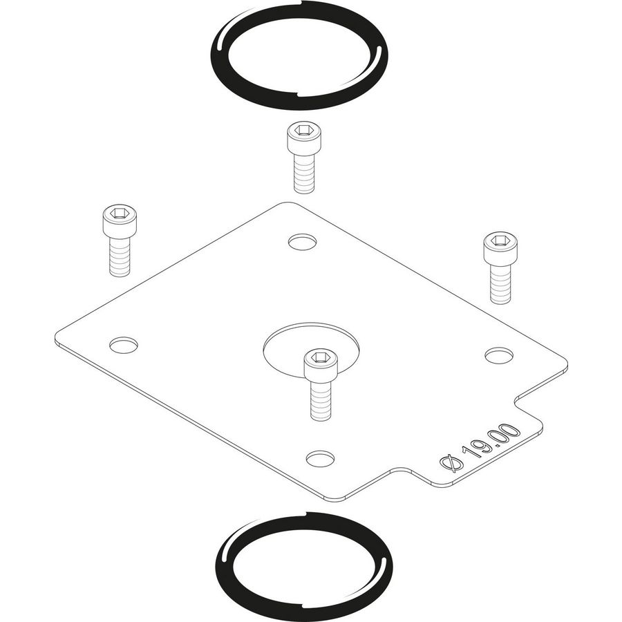 Gassmoorklep VR4XX D = 19,00 mm