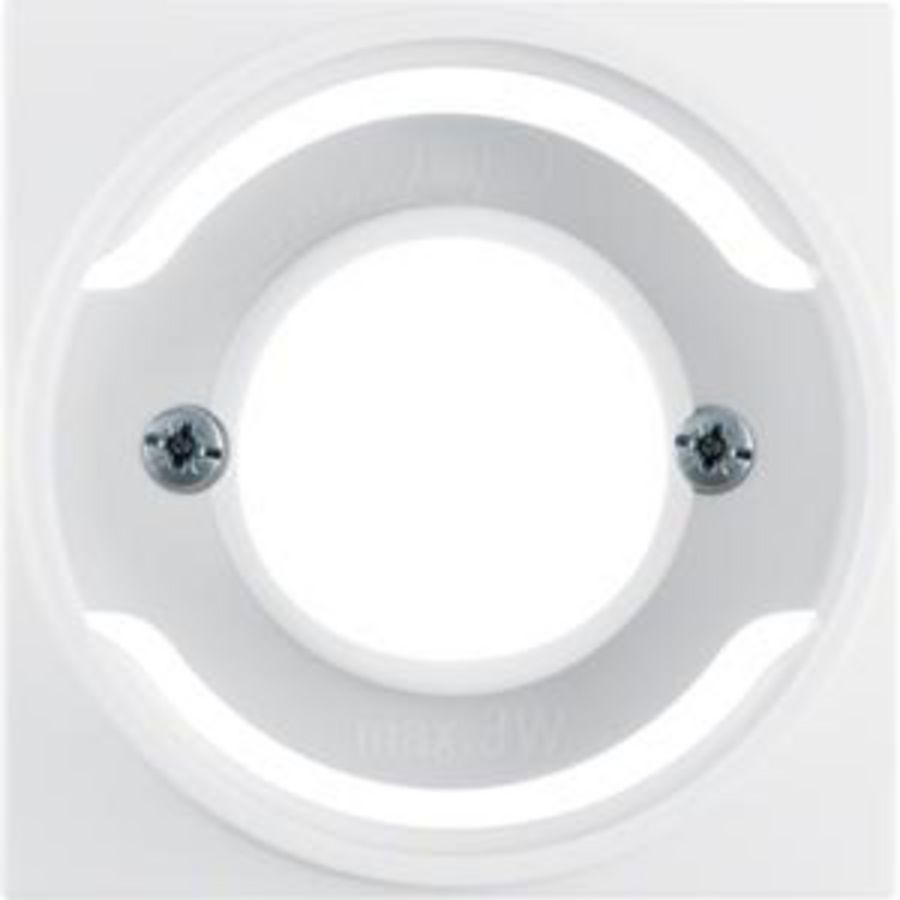 Centraaldoos v lichtsignaal E14 berker S.1/B.3/B.7 wit glans