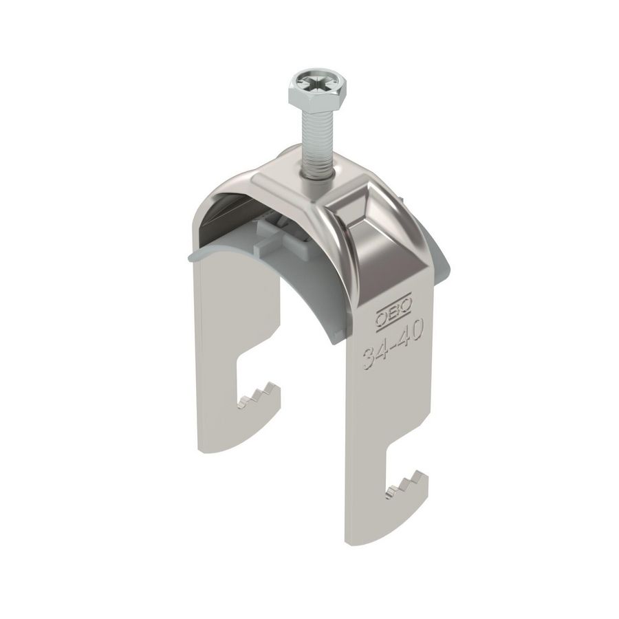 Beugelklem 2056 34-40mm RVS A2 1.4301 blank 1188276 VVE=100