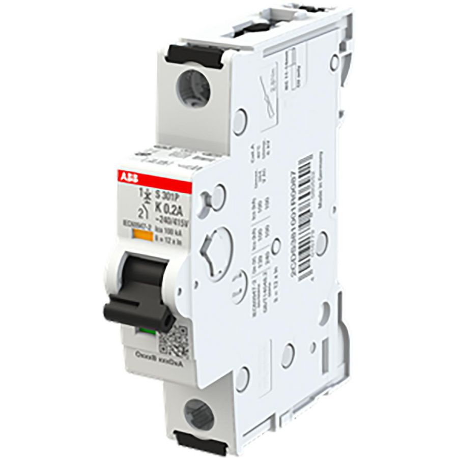 Installatieautomaat 25kA 1P K-karakteristiek 0,2A