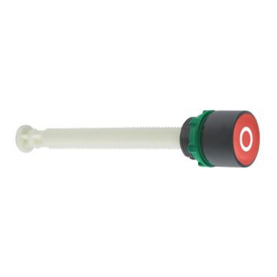 Reset-drukknop 22mm 70-120mm activeringsafstand Rood
