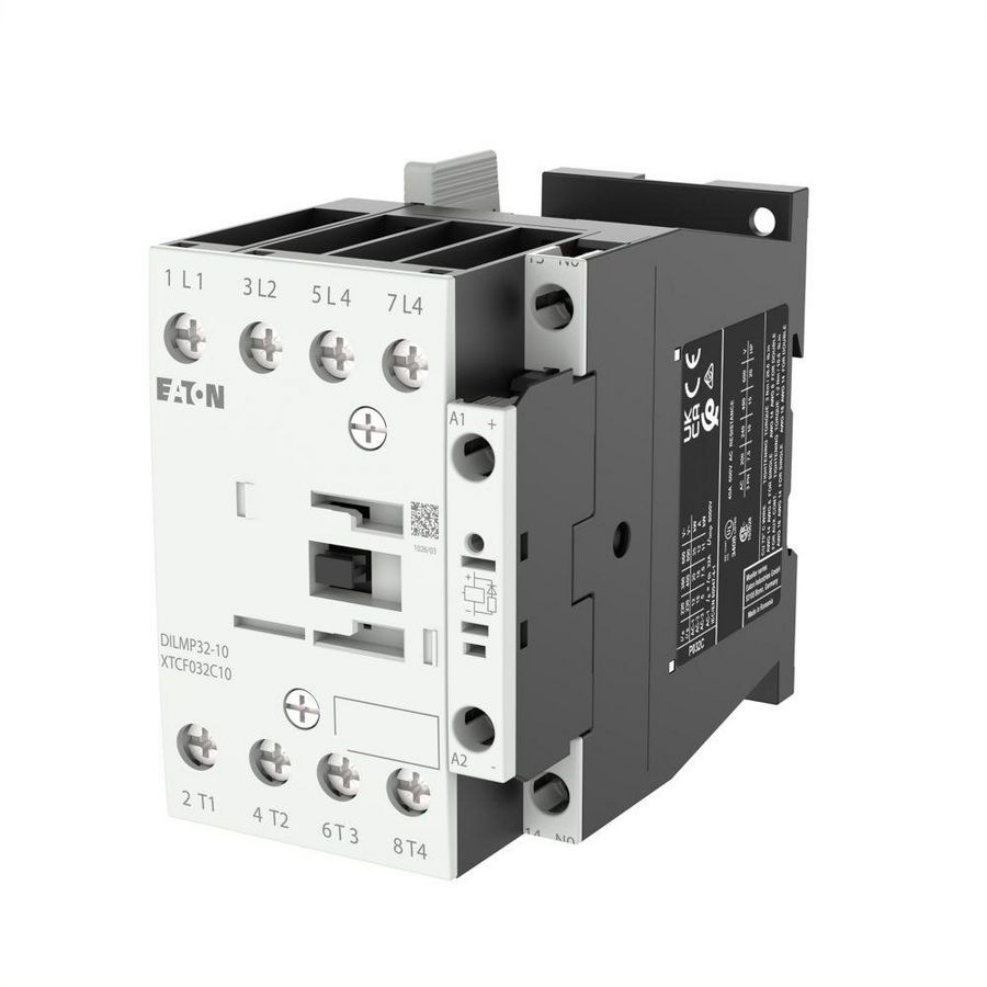 Magneetschakelaar DILMP32-10(RDC24) (24-27VDC) 32A AC1 4-polig 1m