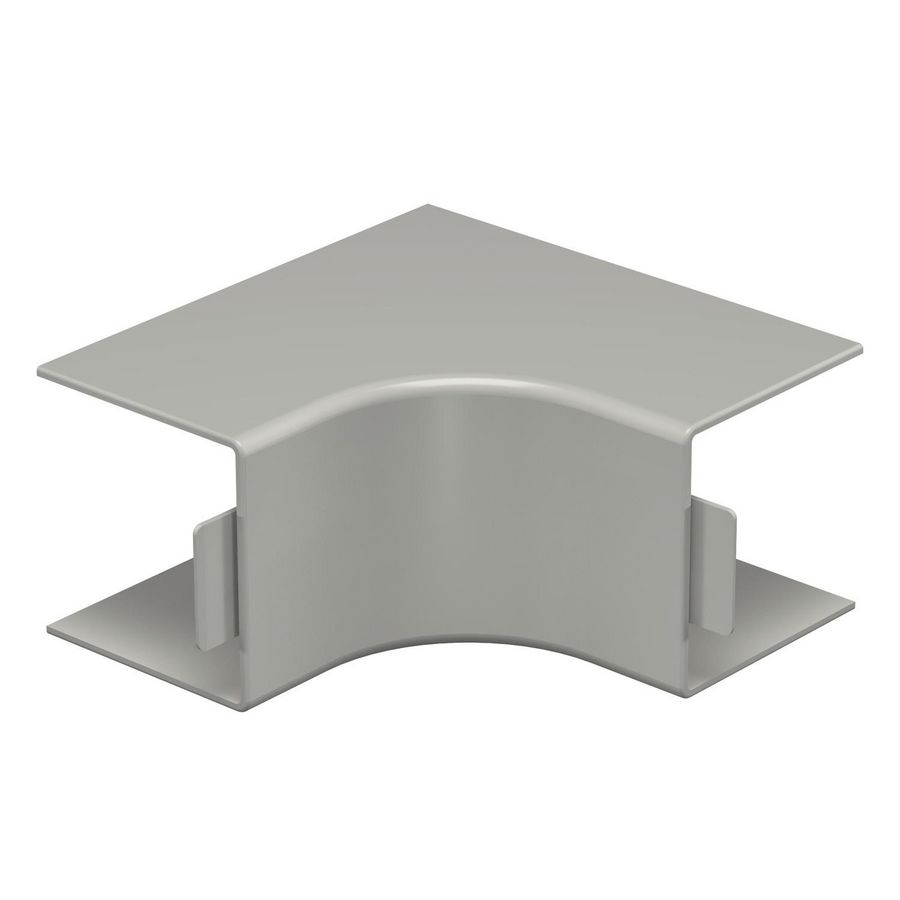 Binnenhoek 60x60mm polyvinylchlorid steengrijs VVE=2