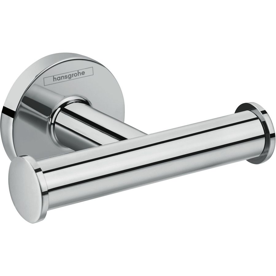 Logis Universal dubbele handdoekhaak Chroom