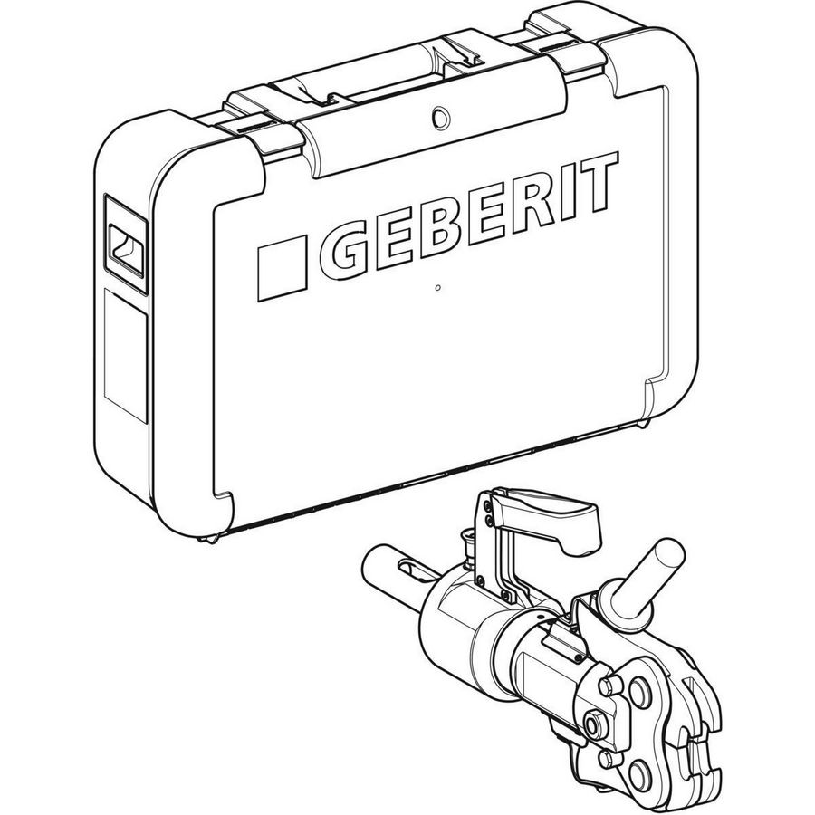 Hydraulische cilinder met adapter compatibiliteit-4 in koffer