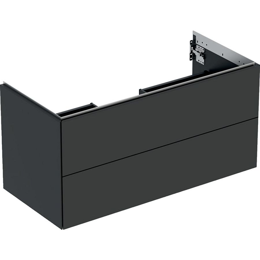 Wastafelonderkast 2x la 105cm lava mat ONE