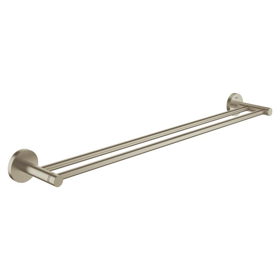 Essentials handdoekhouder nickel geborsteld