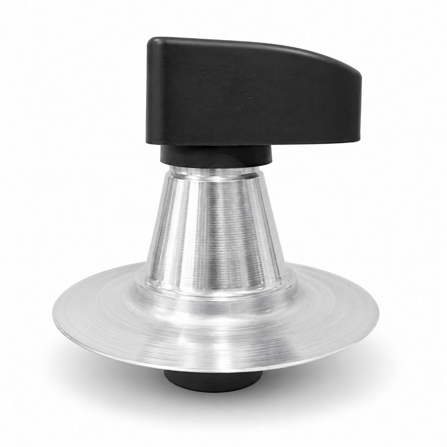 Dak kabeldoorvoer dubbelwandig isol. Ø125mm aluminium plakplaat