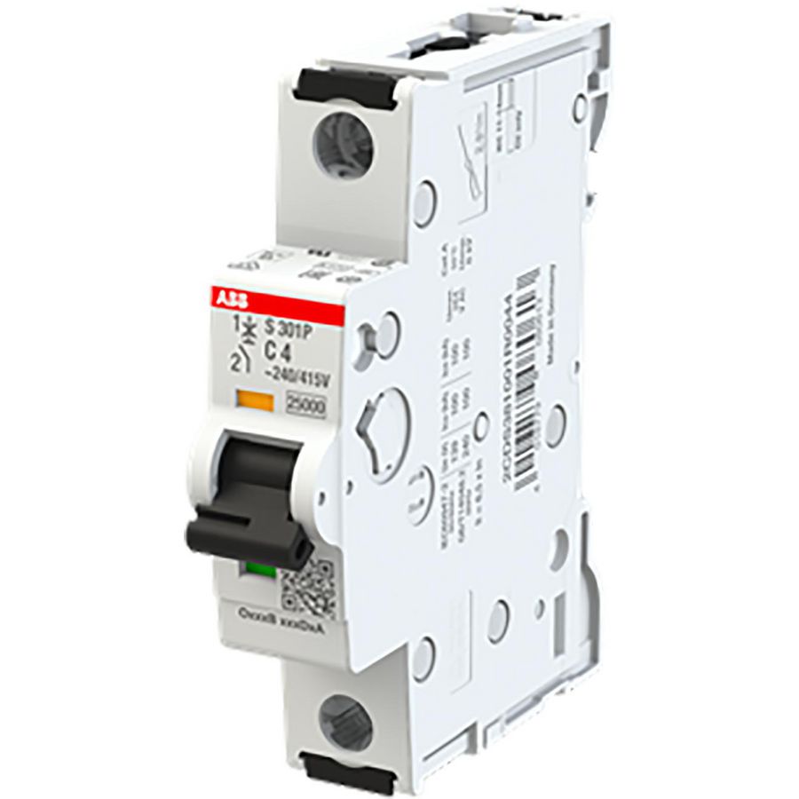 Installatieautomaat 25kA 1P C-karakteristiek 4A