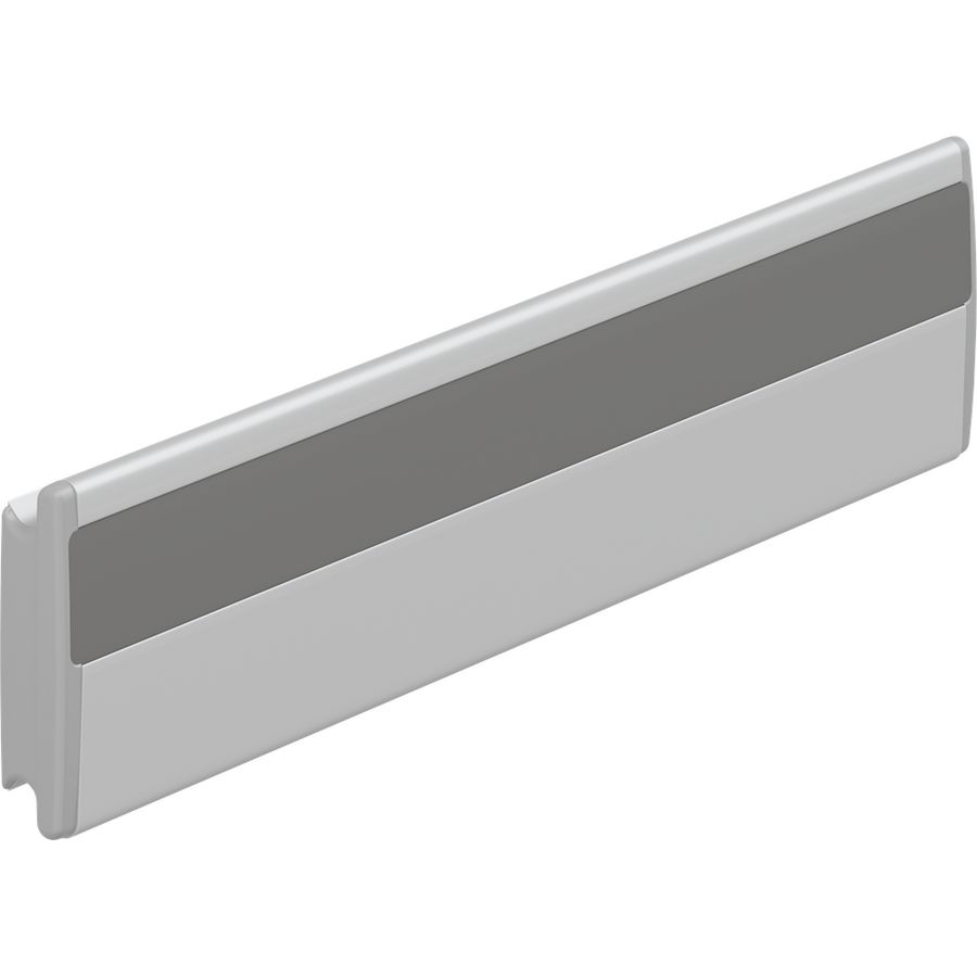 Wandrail 600mm afdekplaat antraciet horiz montage PLUS