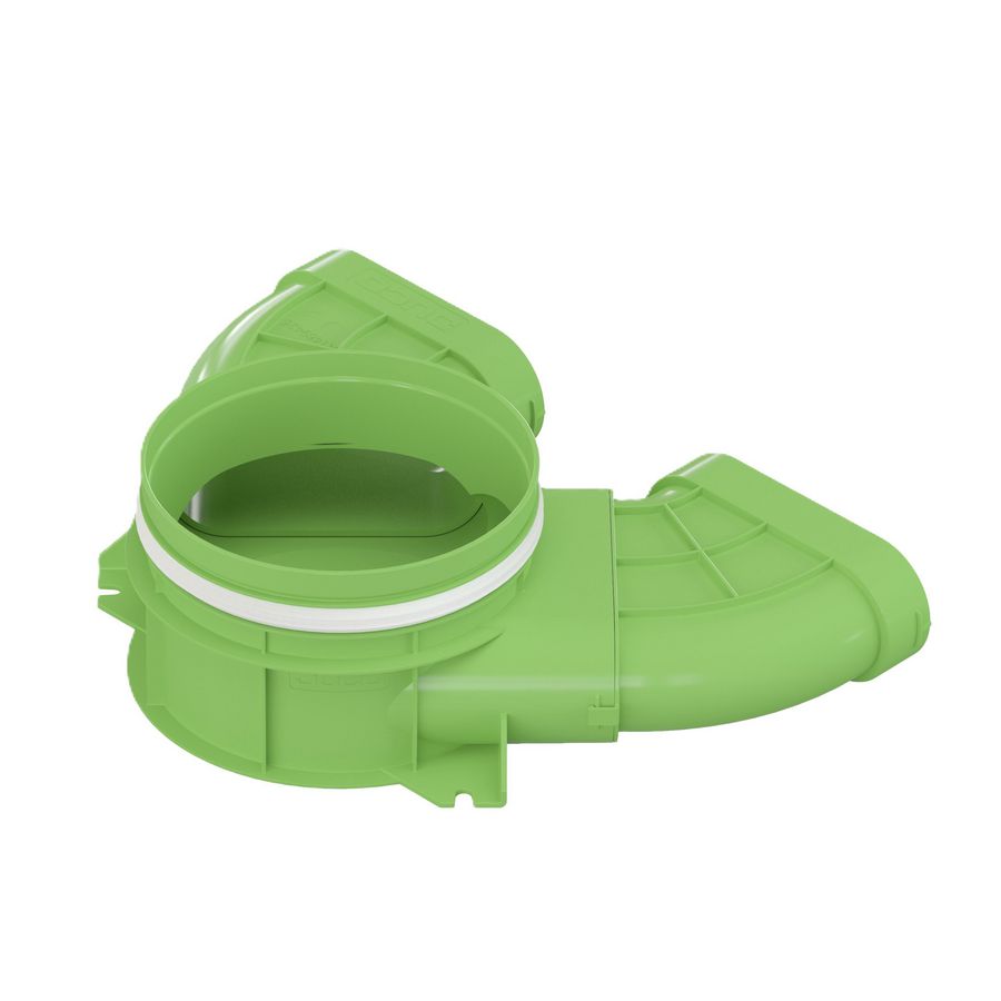Plenum 2xovaal 1 X Ø200mm
