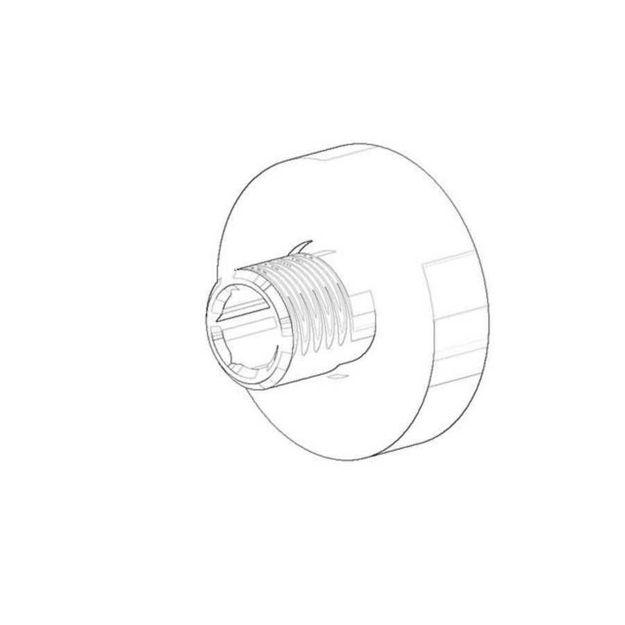 Adapter 40x25mm chr