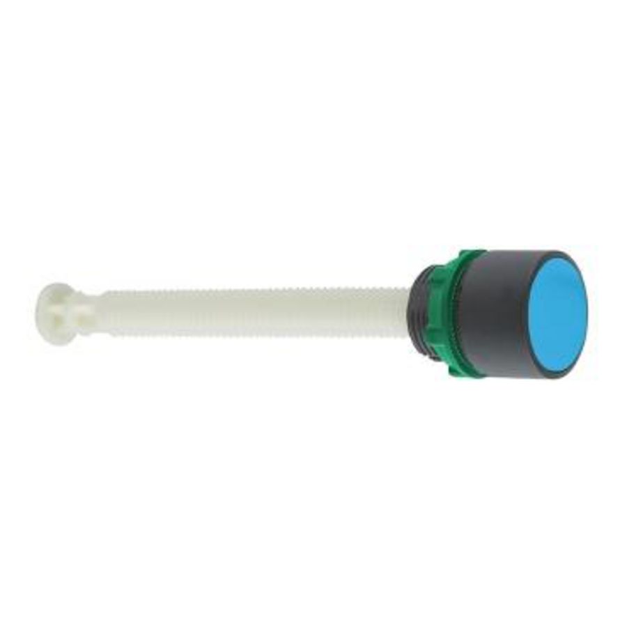 Reset-drukknop 22mm 70-120mm activeringsafstand Blauw