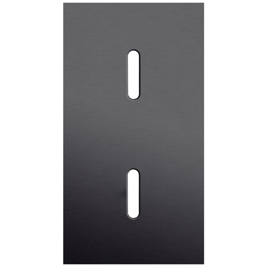 Tweevoudige afdekpl. verticaal 71mm centerafstand twee enkel