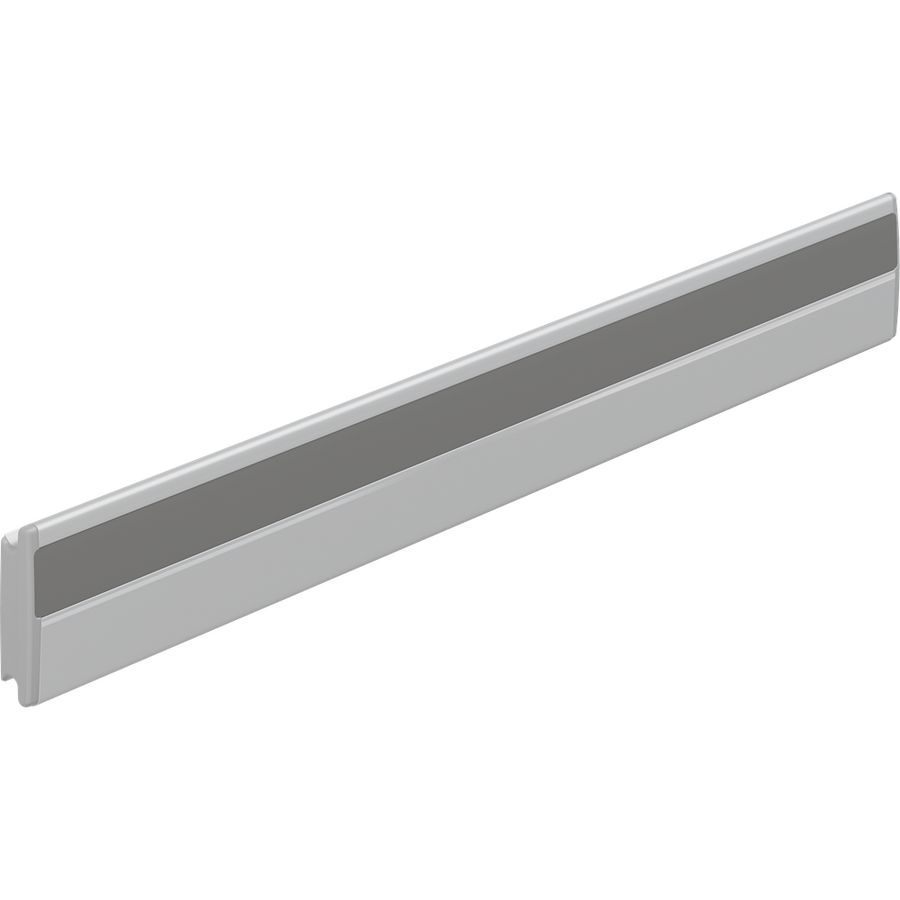 Wandrail 1200mm afdekplaat antraciet horiz montage PLUS