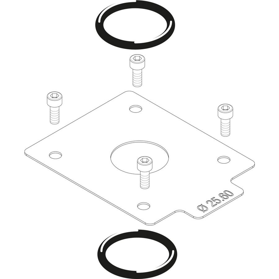 Gassmoorklep VR4XX D = 25,60 mm