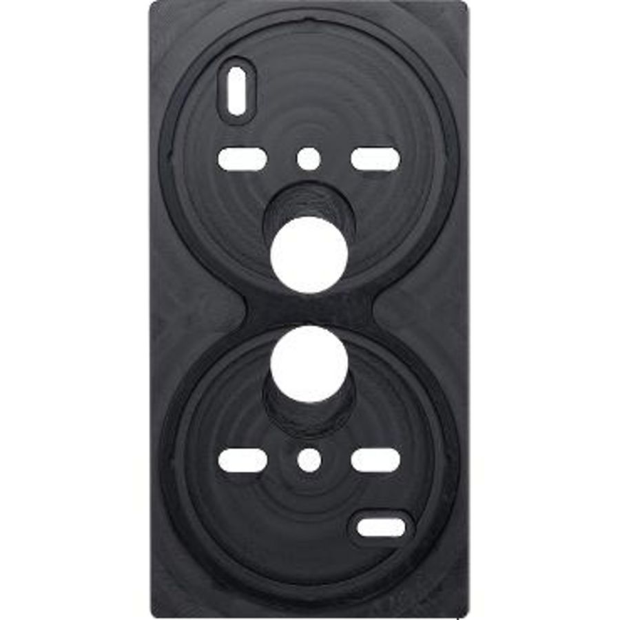 Betonmuur adapter zwart M-plan II 2v