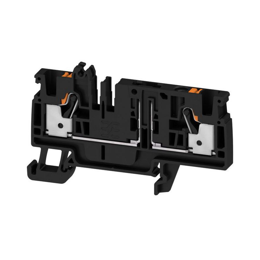 Zekeringsklem PUSH IN zw. 4mm2 6.3 A 400 V 2831910000 VVE=50